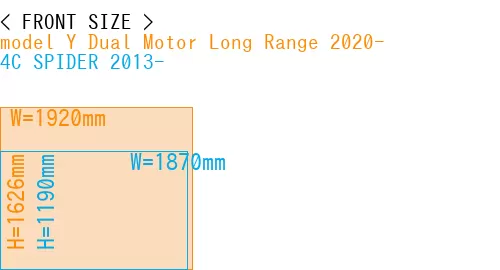 #model Y Dual Motor Long Range 2020- + 4C SPIDER 2013-